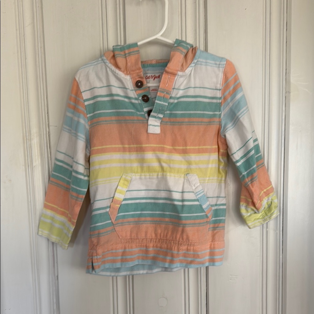 Striped Kids Hoodie by Cat & Jack - Multicolor